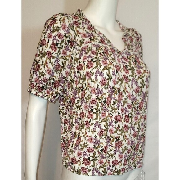 2 Knox Rose Floral Print Blouses - Size S - Picture 6 of 16